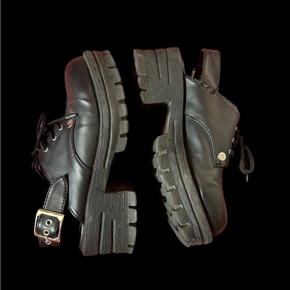 VINTAGE Coco Blue 90s Platform Shoes - Picture 4 of 6